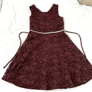 Kids Dress size 16- Burgundy and size 12